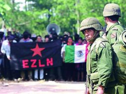 El EZLN creó en 2003 cinco órganos autónomos de gobierno en Chiapas. ARCHIVO  /