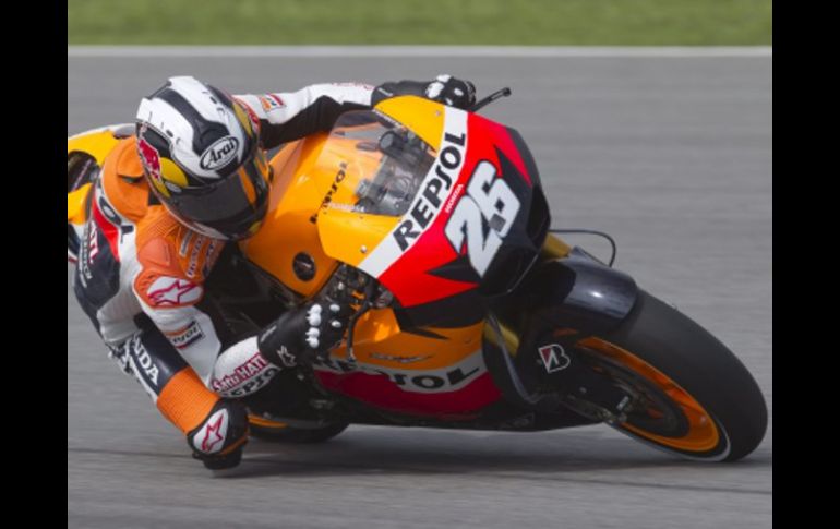 El piloto español Dani Pedrosa ha sido el ganador de la segunda jornada de prácticas de Moto GP. EFE  /