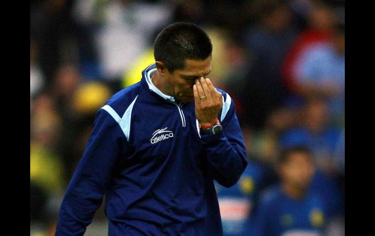 El entrenador de los Gladiadores salió muy descontento del partido en casa del América. MEXSPORT  /