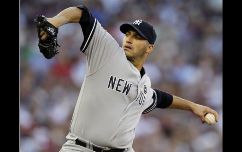 Andy Pettitte dio a conocer su retiro en el estadio de los Yankees. AP  /