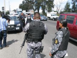 A partir del Parque Montenegro se congestionó la circulación vehícular. M. PATIÑO  /