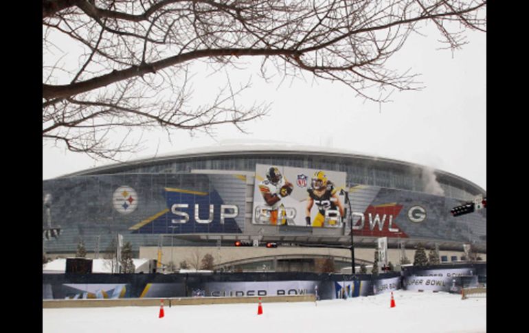 El Cowboys Stadium se encuentra practicamente listo para el Super Bowl XLV. REUTERS  /