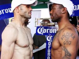 Pesaje de los boxeadores Austin Trout y Rigoberto ''El Español'' Álvarez. A. GARCÍA  /