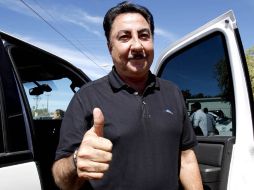 El gobernador de Baja California Sur, Narciso Agúndez, tras emitir su voto. EL UNIVERSAL  /