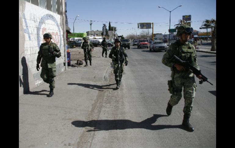 El Ejército mexicano mantiene una ofensiva contra el crimen organizado desde el año 2006. EFE  /