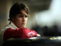 El piloto mexicano del equipo Lotus Art GP, Esteban Gutiérrez. MEXSPORT  /