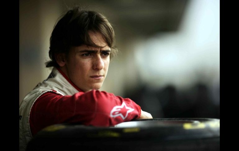 El piloto mexicano del equipo Lotus Art GP, Esteban Gutiérrez. MEXSPORT  /