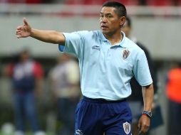 'Nacho' Ambriz, técnico del San Luis buscará otra victoria de su equipo. MEXSPORT  /