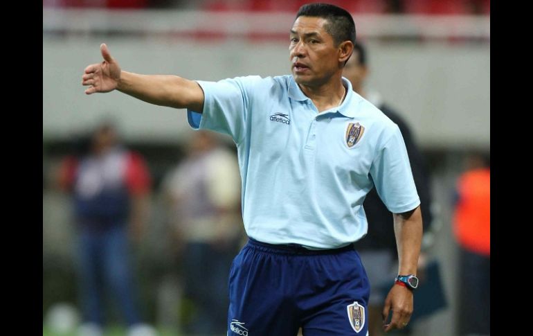 'Nacho' Ambriz, técnico del San Luis buscará otra victoria de su equipo. MEXSPORT  /