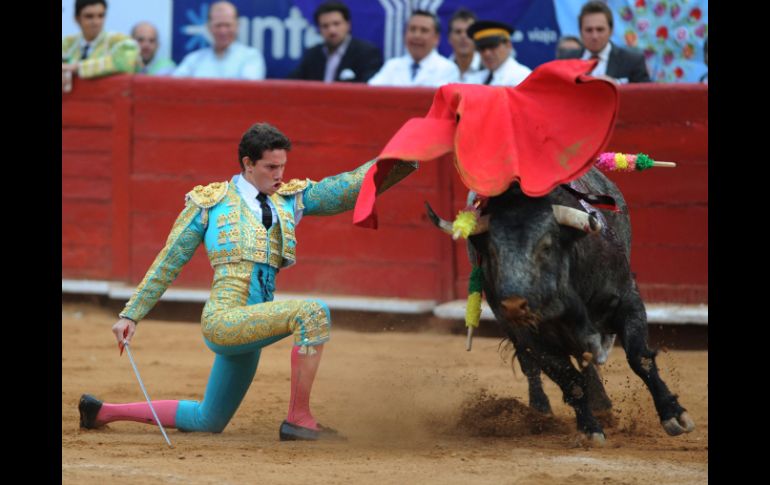 Imagen de la corrida de festejo del 65 aniversario de la Plaza México, el 7 de febrero. EFE  /