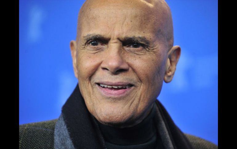 Belafonte se presentó en el festival con su vitalidad y buen porte característicos. AFP  /