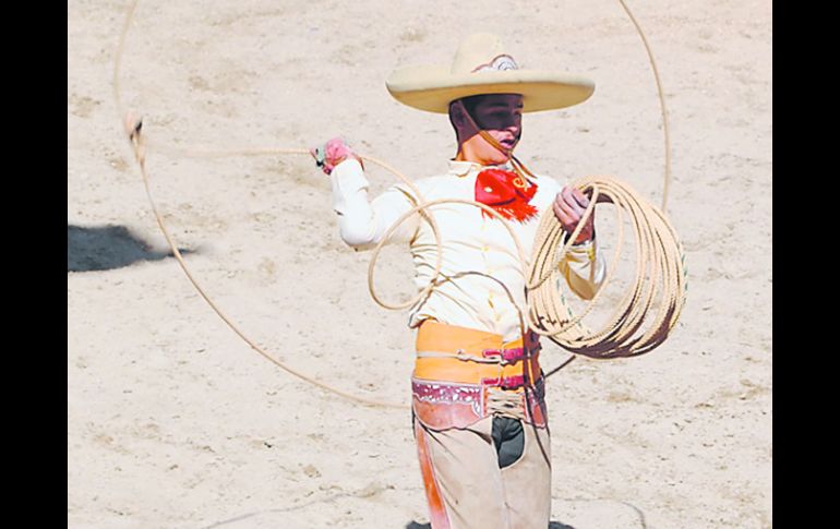 Panchito Estrada, durante el Torneo “Fundación de Guadalajara”. ESPECIAL  /