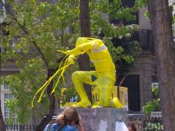 Además de llevar cultura a las calles este tipo de arte busca crear conciencia respecto al reciclaje. ESPECIAL  /