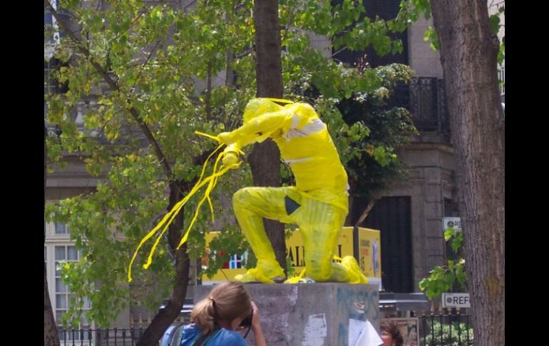 Además de llevar cultura a las calles este tipo de arte busca crear conciencia respecto al reciclaje. ESPECIAL  /