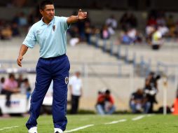 El técnico del San Luis, Ignacio Ambriz buscará de conseguir la victoria en casa en la Copa Libertadores. MEXSPORT  /