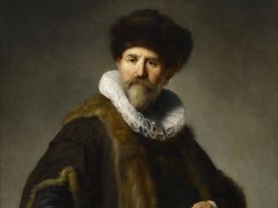 Reproducción fotográfica del retrato de Nicolaes Ruts, del artista holandés Rembrandt van Rijn. EFE  /