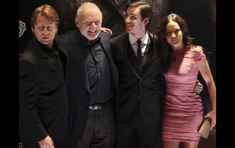 La presencia de Anthony Hopkins, Alice Braga y Colin O'Donoghue causa revuelo. AP  /