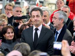 Sarkozy mantuvo las celebraciones del Año de México en Francia, sin embargo esto no palió las críticas. EFE  /