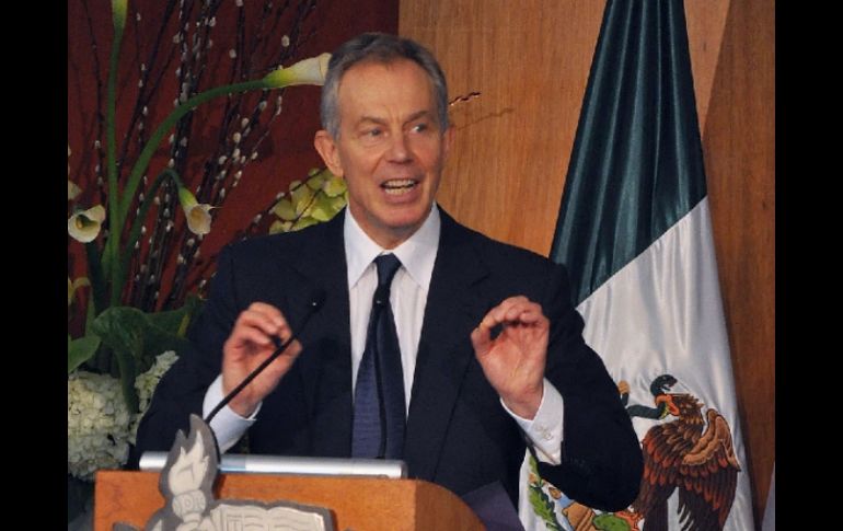 Blair realiza una visita a México desde ayer. NOTIMEX  /