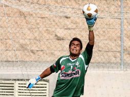 Oswaldo Sánchez durante una entrenamiento con Santos Laguna. MEXSPORT  /