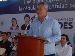 El gobernador de Colima, Mario Anguiano Moreno. ARCHIVO  /