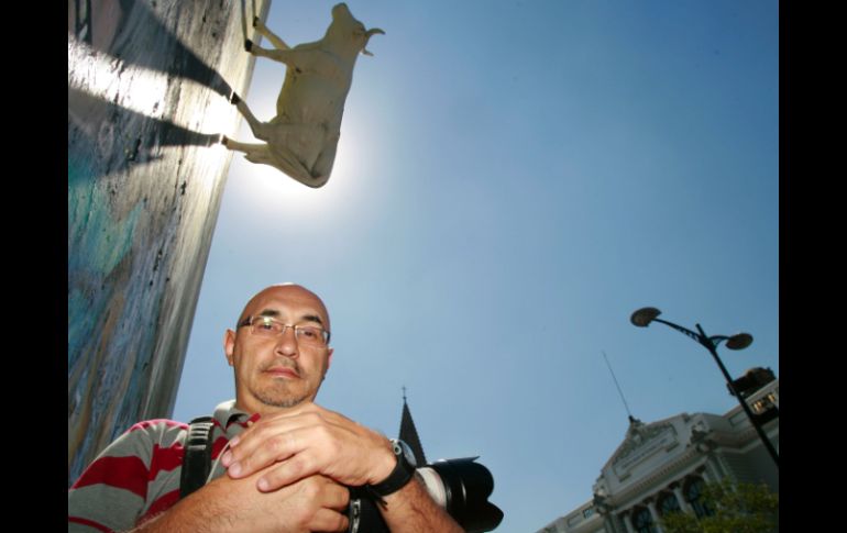 Javier Hoyos, editor de la agencia Foto Jalisco.A. GARCÍA  /