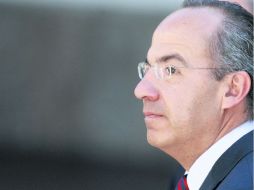 El Presidente Felipe Calderón rompe el silencio. S. NÚÑEZ  /