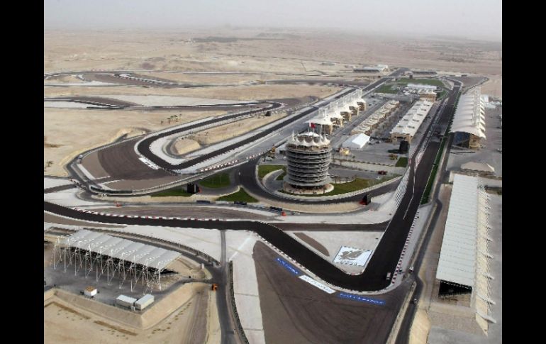 El circuito Sakhir habría sido el escenario de la primera carrera del mundial F1. EFE  /