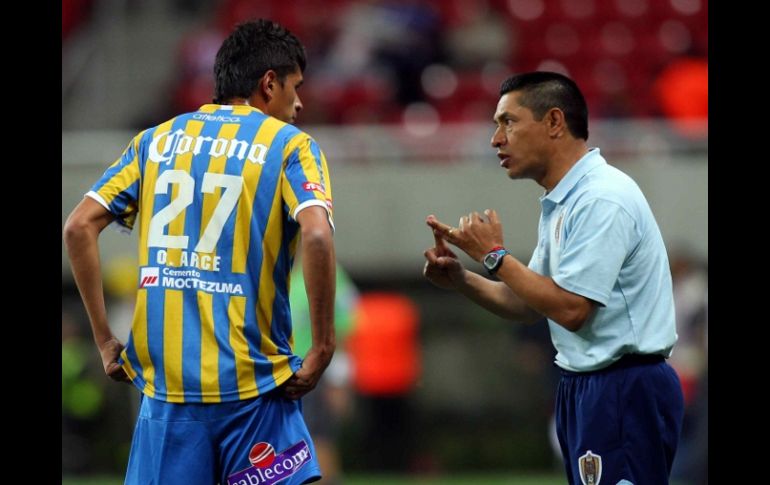 El técnico del San Luis, Ignacio Ambriz en el Torneo Clausura 2011. MEXSPORT  /