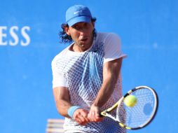 González vence hoy a Daniel Garza, con parciales de 6-2 y 7-6 (75). MEXSPORT  /