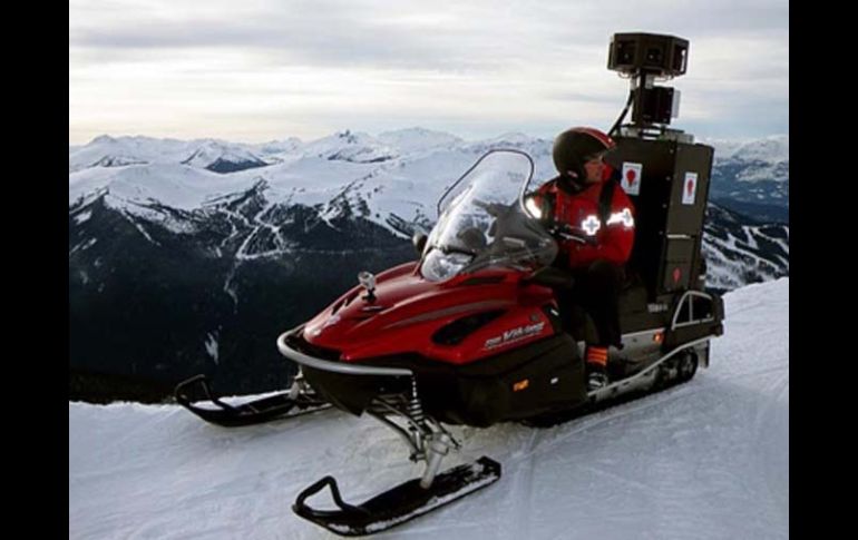 La tecnología utilizada para fotografiar las laderas alpinas es la misma que para el asfalto. ELPAIS.COM  /