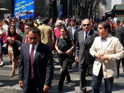 El empresario mexicano Carlos Slim a su salida del Palacio de Bellas Artes. EL UNIVERSAL  /