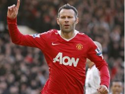 Ryan Giggs es uno de los cinco elementos que no podrán disputar el duelo de la Champions League. AP  /