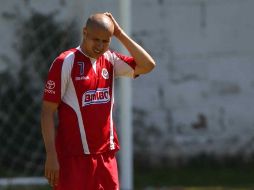 El jugador del Rebaño Adolfo Bautista en una sesión de entrenamientos en Verde Valle. MEXSPORT  /