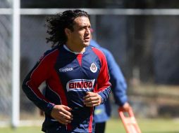 Reynoso trota durante el entrenamiento. MEXSPORT  /