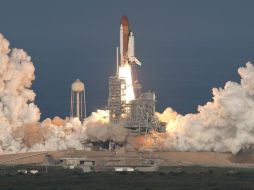 El Discovery partió hoy a la Estación Espacial Internacional (EEI). EFE  /