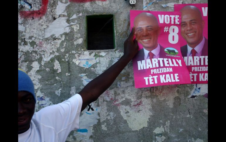 Martelly ocupó el segundo lugar en la primera vuelta de las elecciones de noviembre pasado. AFP  /