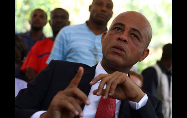 El candidato de Respuesta Campesina, Michel Martelly. AFP  /