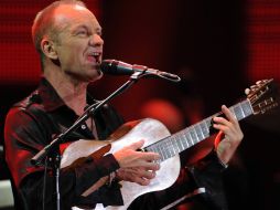 Sting se presentó con un espectáculo peculiar. AFP  /