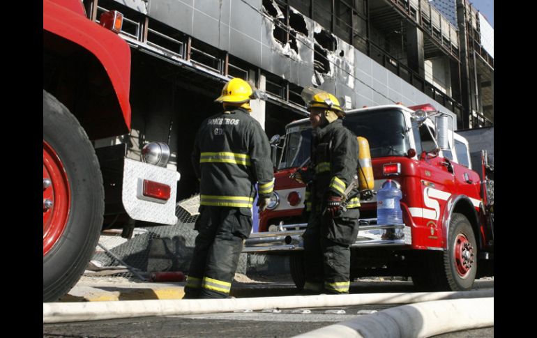 El pasado 16 de febrero el hotel que se construye en Guadalajara fue protagonista de un severo accidente. M.FREYRÍA  /