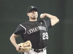 De la Rosa iniciará su cuarta temporada con los Rockies de Colorado. GETTY IMAGES SPORT  /