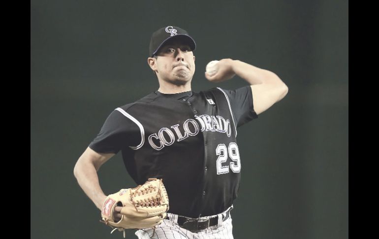 De la Rosa iniciará su cuarta temporada con los Rockies de Colorado. GETTY IMAGES SPORT  /