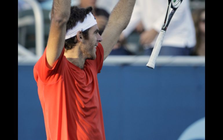 El argentino Juan Martín del Potro ganó el octavo título de su carrera. AP  /