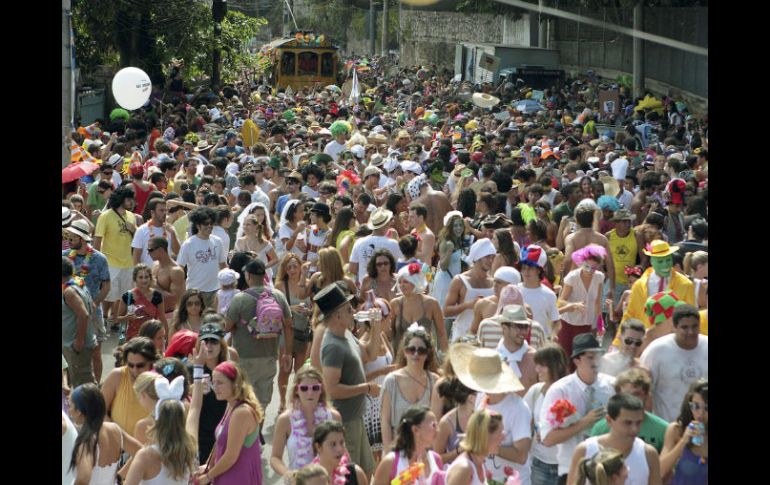 En gran parte de Brasil se celebra el carnaval. EFE  /