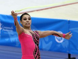 Rut Castillo en el Campeonato Panamericano de Gimnasia Rítmica de 2010. MEXSPORT  /