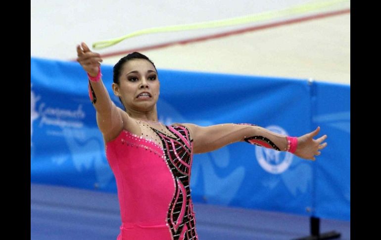 Rut Castillo en el Campeonato Panamericano de Gimnasia Rítmica de 2010. MEXSPORT  /