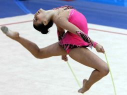 Castillo es considerada una de las mejores gimnastas rumbo a los Juegos Panamericanos 2011. MEXSPORT  /