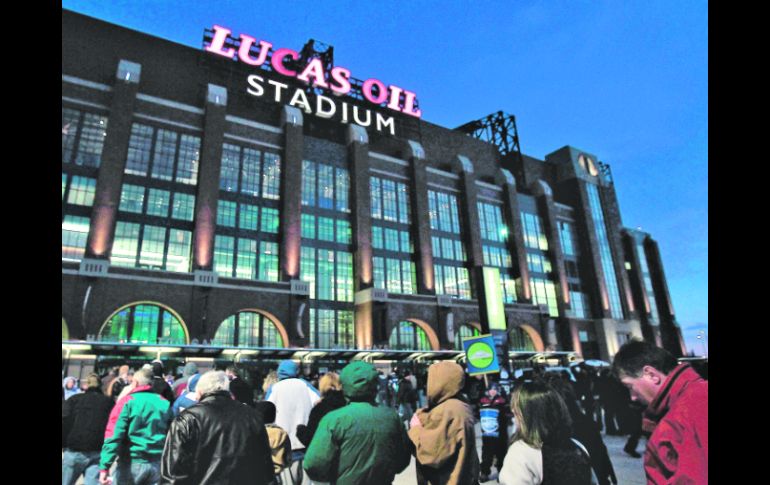 El Lucas Oil Stadium, casa de los Potros de Indianápolis, está programado para ser el anfitrión del Super Bowl XLVI. GETTY IMAGES SPORT  /