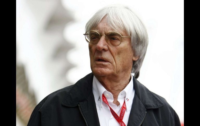 Foto de archivo del jefe de la Fórmula Uno Bernie Ecclestone,  quien busca reprogramar el GP de Bahrein. MEXSPORT  /