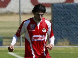 Jonny Magallon captado durante uno de los entrenamientos del Guadalajara. MEXSPORT  /